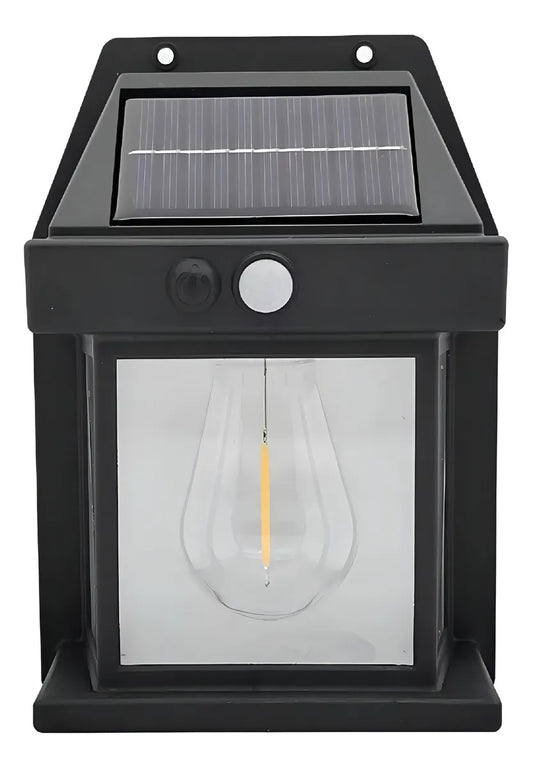 Foco Solar de Pared 1 Ampolleta Led Vintage